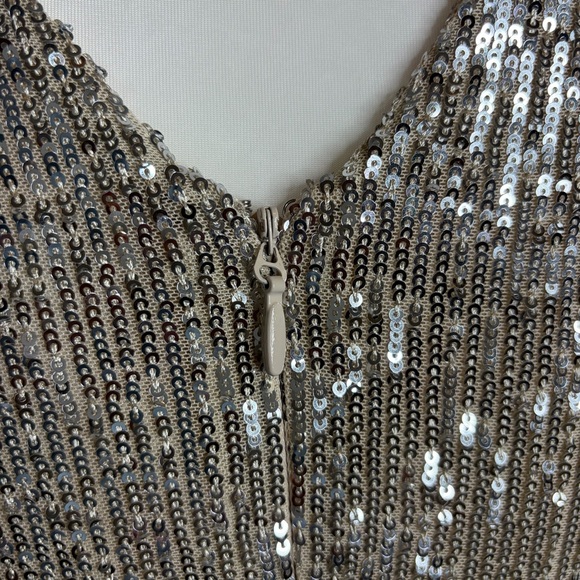 Dress the Population Metallic Long Sleeve Dress Size S - Picture 5 of 15